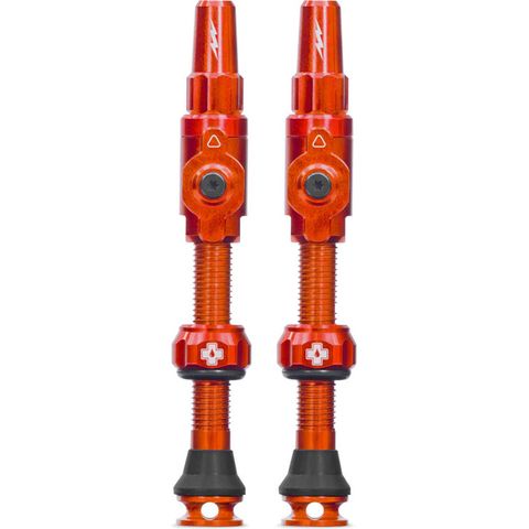 Muc Off Muc-Off Tubeless Ventile Big Bore Lite orange SV 45 mm