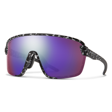 Smith Smith Bobcat Gözlük - Matte Black Marble (Violet Mirror + Clear Lens)