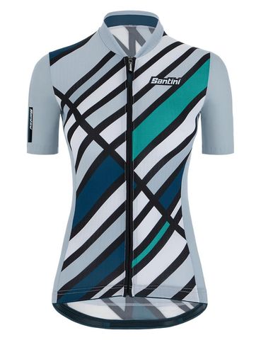 Santini Santini Sleek Raggio Kadın Bisiklet Forması 1S940L75ESLKRAGG - GRİ / M