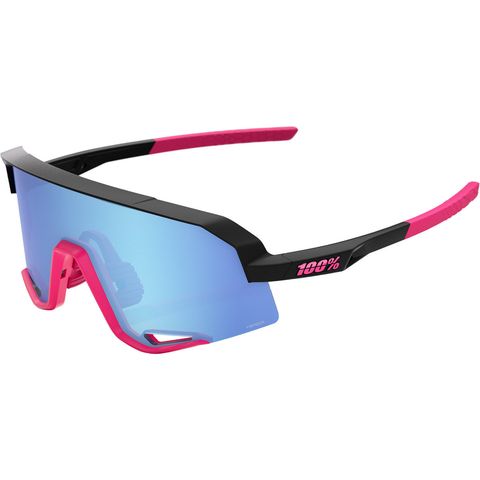 100% 100% Slendale Hiper Sportbrille matte black-pink hiper blue multilayer mirror