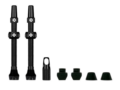 Muc Off Muc Off Ventile V2 für Tubeless Reifen - schwarz - MTB & Road 44 mm