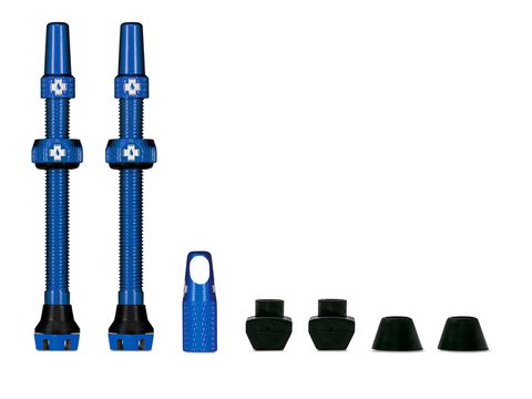 Muc Off Muc Off Ventile V2 für Tubeless Reifen - blau - MTB & Road 44 mm