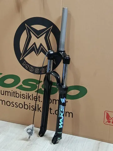 Wake WAKE 26 DİSK UYUMLU 110MM ALUMINYUM GİDONDAN KİLİTLİ ÖN AMORTİSÖR SİYAH