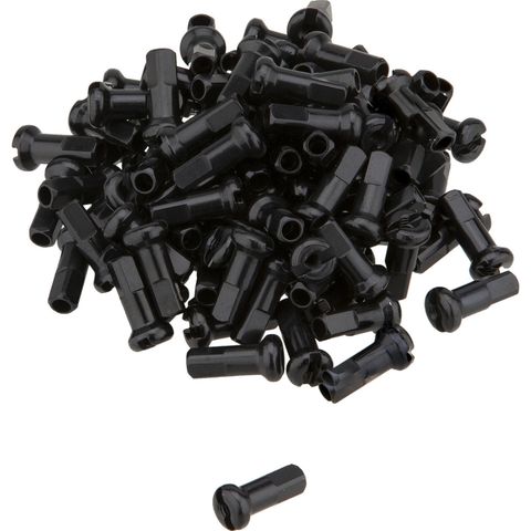 DT Swiss DT Swiss Alu-Nippel 2,0 mm - 100 Stück schwarz 12 mm