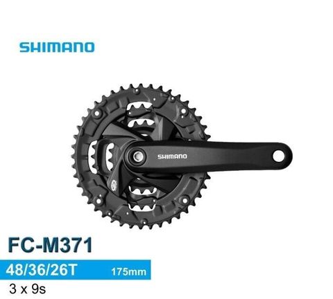 Shimano Shimano Altus FC-M371 9V Aynakol 48x36x26T | 175mm | Zincir Korumasız |
