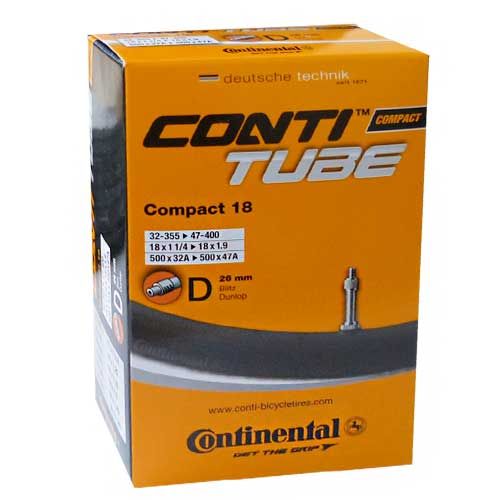 Continental Continental Compact 18 DV Schlauch - 26 mm - black - Größe 32/47-355/400