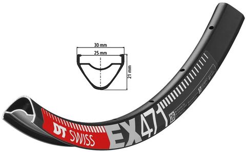 DT Swiss DT-Swiss EX 471 Felge 26 " - schwarz 32