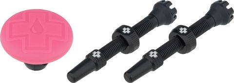 Muc Off Muc-Off Stealth Tubeless Tag und Ventil Kit black pink SV