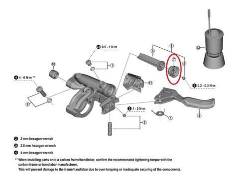 Shimano SHIMANO Ausgleichbehälterkappe XTR für BL-M9220 - präziser Ersatz für XTR-Bremshebel