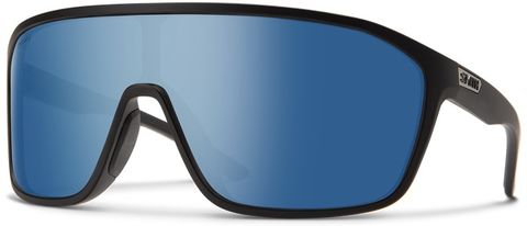 Smith Smith Boomtown Matte Black - ChromaPop Polarized Blue Mirror - matte black