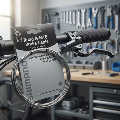 Shimano SHIMANO Bremszug-Set MTB/Road Stahl - Bremszug für Mountainbike und Rennrad