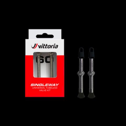 Vittoria Vittoria SINGLEWAY TUBELESS VENTIL MESSING 60mm - zuverlässiges Tubeless-Setup