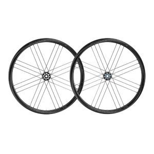 Campagnolo CAMPAGNOLO Bora WTO 33 DARK Carbon Disc Race Wielset Zwart