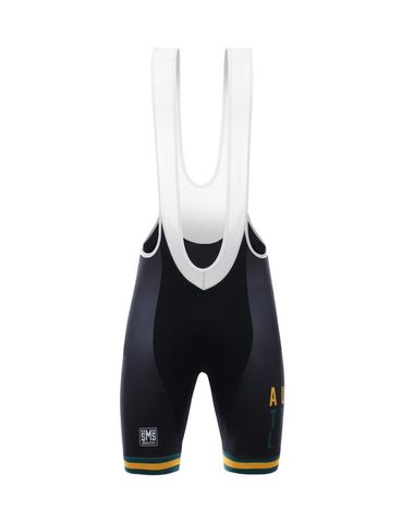 Santini Santini Australia National Team Official Erkek Askılı Bisiklet Taytı RE1075MAX7AS