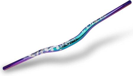 Lunje Lunje All Ride Açılı 9mm Gidon Rainbow 31.8mm Beyaz