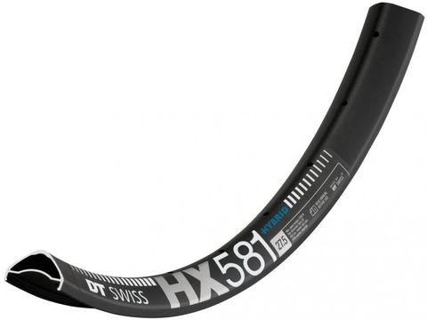 DT Swiss DTSwiss DT Swiss Felge HYBRID HX 581 27,5" 32 Loch Schwarz - robuste E-MTB-Felge für breite Reifen