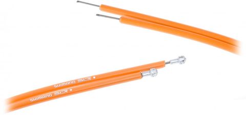 Shimano SHIMANO Bremszug-Set Road SIL-TEC beschichtet - Performance-Bowdenzug, Orange