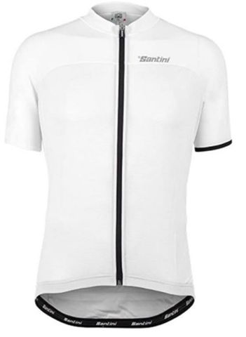 Santini Santini SP94275TEMPO Kısa Kol Bisiklet Forması - Beyaz / 4XL