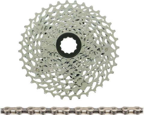 Sram SRAM X5 PG-1030 Kassette + PC 1031 Kette 10-fach Verschleißset silver 114 11-28