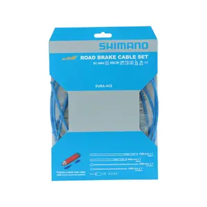 Shimano SHIMANO Dura Ace BC-9000 Polymeer Rem Kabelset Blauw