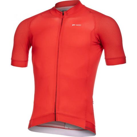 DT Swiss DT Swiss Trikot New Road rot L Rot - leichtes, atmungsaktives Bike-Trikot