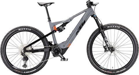 Ktm KTM Macina Kapoho Pro Ltd - 800 Wh - 29 - 27,5 Zoll - Fully - Grey Matt/Flaming Black/Black/Orange Glossy - Größe M / 43 CM
