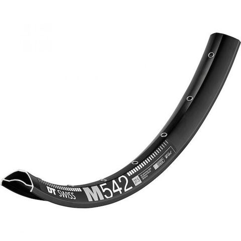 DT Swiss DTSwiss DT Swiss Felge M 542 27,5" 28 Loch Schwarz - robuste MTB-Felge für breite Reifen
