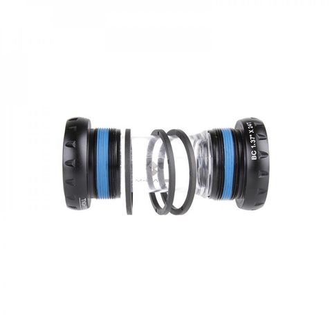 M-Wave MWave M-Wave Innenlager SRAM, BSA 68 mm, für Rennrad und MTB, CNC-Aluschalen, 24/22 mm Achsaufnahme, mit Industriekugellagern, für SRAM-Kurbeln geeignet