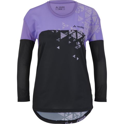 VAUDE VAUDE Womens Moab LS T-Shirt V limonium 36