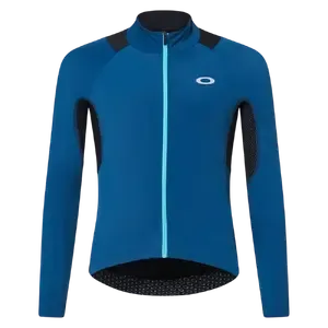 Oakley OAKLEY Endurance Pro Thermal Fietsshirt Lange Mouwen Blauw/Zwart Heren S