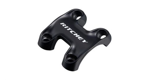 Ritchey Ritchey WCS C220/Toyon Vorbaulenkerkappe, 31,8 mm, wet black  Ersatz-Klemmplatte für C220/Toyon Vorbauten, 220°-Klemmung, 2014er Aluminium