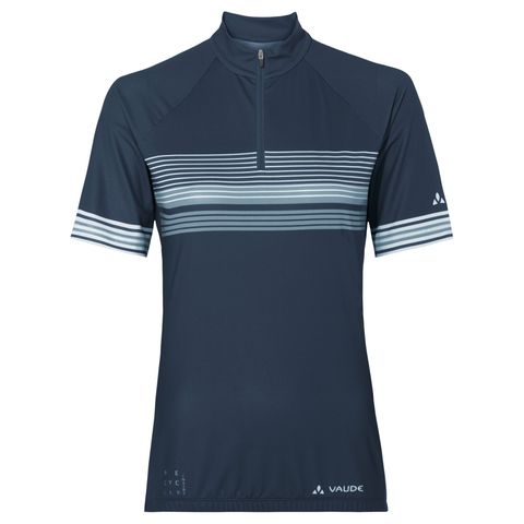 VAUDE VAUDE WOMEN’S POSTA HZ TRICOT II fietsshirt korte mouw dames 36 dark sea
