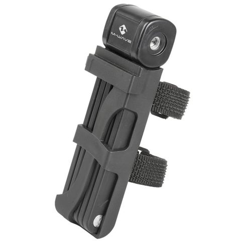 M-Wave M-WAVE F 875/6 Faltschloss 875 mm - schwarz mit Halter