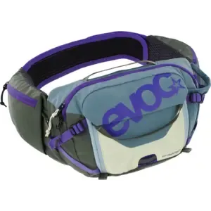 EVOC EVOC Hip Pack Pro 3L Heuptas Grijs/Paars + Waterzak 1.5L