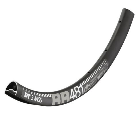 DT Swiss DTSwiss DT Swiss Felge RR 481 Disc 28"/700C 32 Loch Schwarz - robuste Gravel- und Bikepacking-Felge