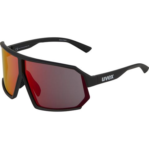 Uvex uvex sportstyle 237 Sportbrille black matt mirror red