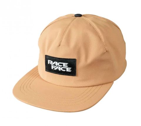 Race Face Race Face Logo Slouchy Cap, brown, one size - lässige Bike-Cap mit Logo