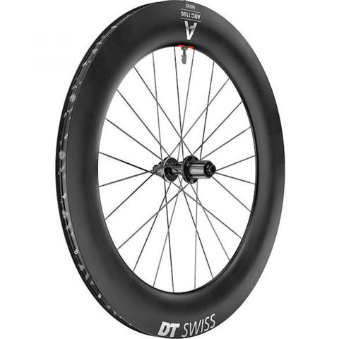 DT Swiss DT Swiss Laufrad ARC 1100 Dicut 85 622 x 22 mm Schwarz - aerodynamisches Carbon-Highend-Laufrad - Laufräder Road Disc