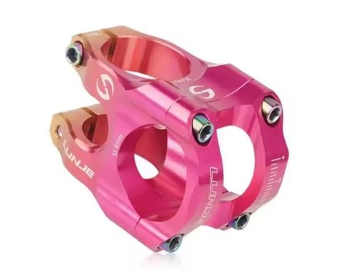 Lunje Lunje 31.8x35mm Alüminyum Gidon Boğazı Gold-Pembe