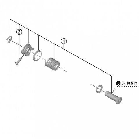 Shimano SHIMANO B-Achse Einheit für RD-R3000 Ersatzteil - für Shimano Tiagra Schaltwerk