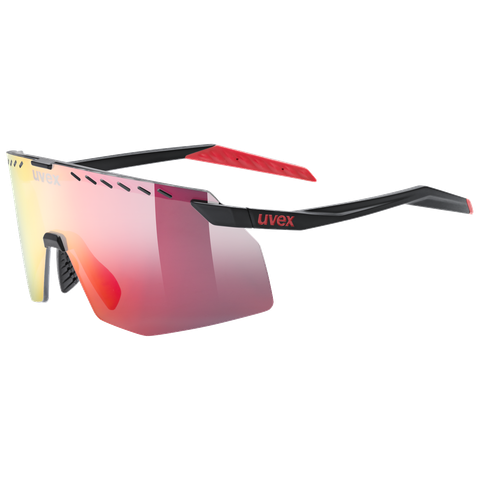 Uvex uvex PACE STAGE sportbril black matt/mirror red
