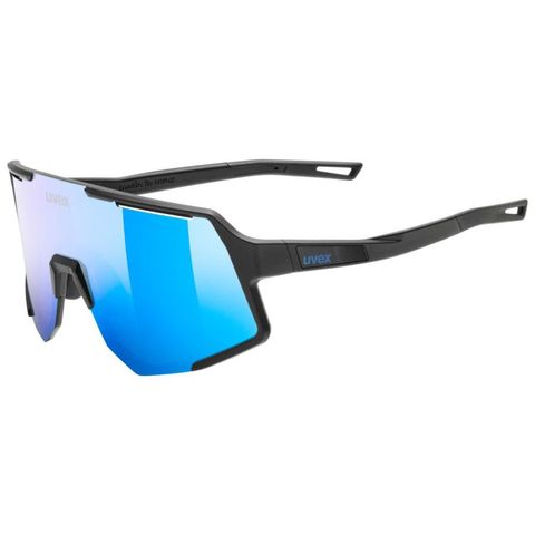Uvex uvex Sequenze Black Matt - Mirror Blue Sportbrille, Einheitsgröße