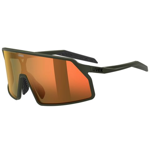 Uvex uvex PACE STAGE RISE Sportbrille olive matt/mirror red