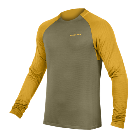 Endura ENDURA SINGLETRACK FLEECE MTB-bikeshirt met lange mouwen tweed green