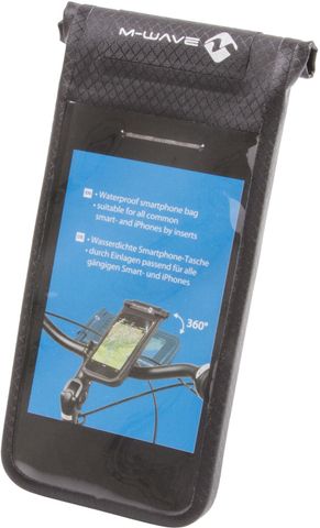 M-wave M-Wave Black Bay Smartphonetasche mit Halterung - schwarz - Größe 10x80x170 mm