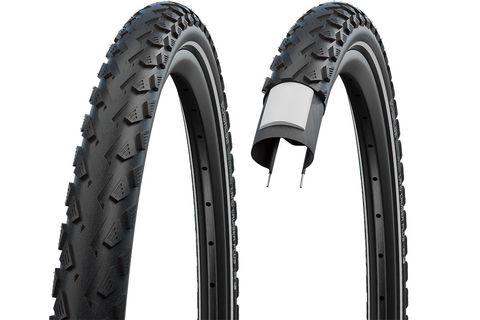 Schwalbe Schwalbe Land Cruiser Plus Drahtreifen - 24x2.00 Zoll - PunctureGuard - Reflexstreifen - schwarz