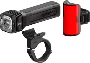 Knog KNOG Blinder 120 + Cobber Mid Fietsverlichtingsset Zwart