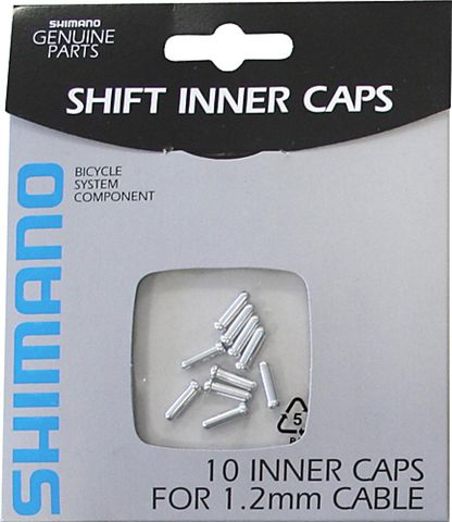 Shimano SHIMANO 10 Stück. Endkappe Schaltzug 1,2 mm Endkappe - 1,2 mm