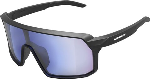 Cratoni Cratoni Skyvision Photochromic black matt/clear - blue mirror - black matt + clear with blue mirror