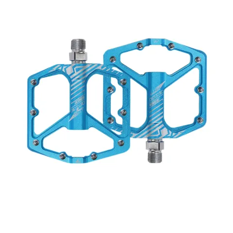 Enlee Enlee K203 110x91mm Mtb Alüminyum Platform Pedal Mavi